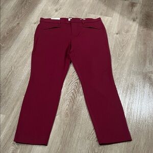 GAP Deep Red Trousers